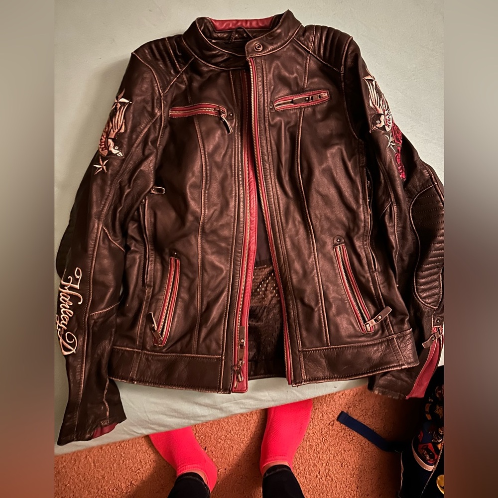 Leather Harley Davidson jacket
